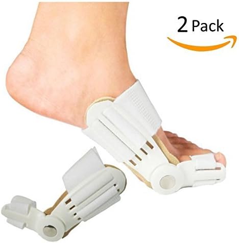Easywin 1 par Dedo Gordo Flexible D??a de Ayuda juanete y noche f??rula Hallux Valgus Toe enderezadora Tratamiento Corrector para una alineaci??n perfecta del dedo del pie del juanete y alivio del dolor by Easywin