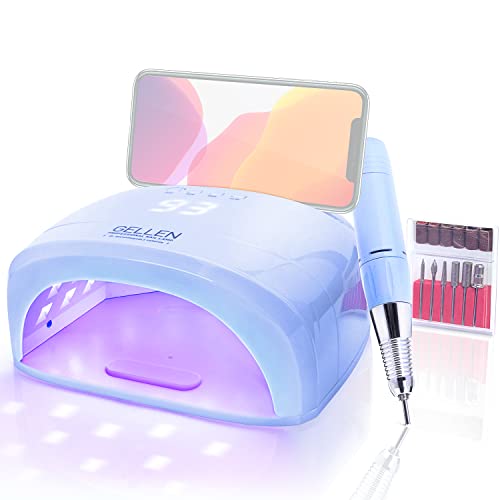 Gellen 120W Cordless UV/LED Nail Lamp With Electric Nail Drill