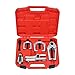 A ABIGAIL Front End Service Tools Set 5pcs Ball Joint Separator for Pitman Arm Tie Rod Puller with Red Suitcase Universal Use