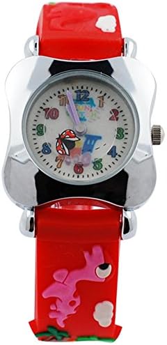 Girls Cartoon Wrist Watch Dinosaur 3D Sillicone Wristband Watches Children Time Teacher Watch Analog Cute for Gift Christmas