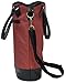 Vina 2-Bottle Wine Picnic Tote Carrier Travel Cooler Insulated Bag Leather Handles Durable Zipper Reusable