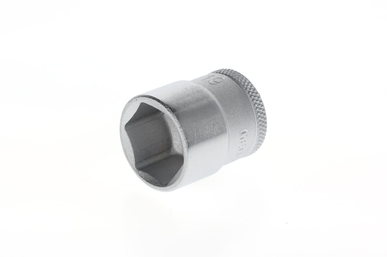 GEDORE Socket, 3/8" 10 mm drive, Hexagonal, 19 mm width, Tool, 30 19, Chrome-plated steel