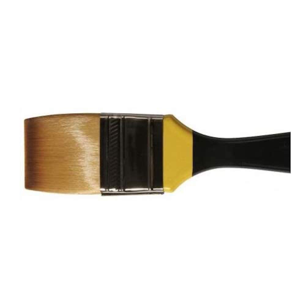 Daler-Rowney System3 Acrylic Brush, Synthetic Hair, Short Handle, Skyflow, 1.5in