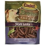 Cadet Butcher Treats Pork Links Premium Treats for Dogs 2.15 lb. Bag
