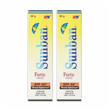 Hedge Sunban Forte Cream (60gm) - Pack of 2