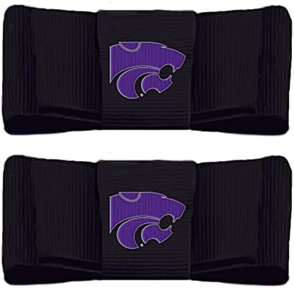 Kansas State University Embroidered Shoe Clips