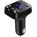 Kitbeez Wireless Bluetooth FM Transmitter, Handsfree Call Car Charger Radio Receiver&Mp3 Music Stereo Adapter,Dual USB Port Charger Compatible for iPhone,iPad,Samsung Galaxy,LG,HTC,Smartphone