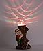HOMESHINE Garden Gnome Statues and Sculptures with Solar Lights Outdoor Decorations 12 Inch