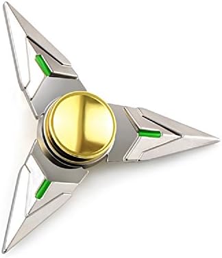 OW Overwatch 1pc Alloy Silver Finger Spinner Fidget Hand Spinner Fidget Finger Relieve Stress Toy