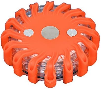 Car Warning Light, UNKNOK Rechargeable Strobe Car Safety Beacon Light Flares Emergency SOS LED Lights with Magnetic Base, Perfect Light for Road Traffic accidents, Breakdowns, Road & Water Hazards