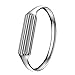 EloBeth Compatible with Fitbit Flex 2 Bands Fashion, Silver-Small, Size No Size