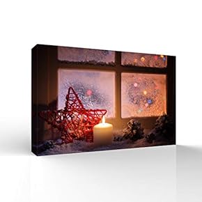 Canvas Wall Art Merry Christmas Pictures Home Wall Decorations for Bedroom Living Room Paintings Canvas Prints Framed - 12x18 inches