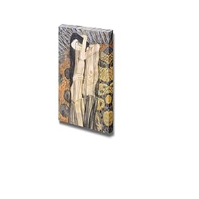 Beethoven Frieze,1902 by Gustav Klimt - Canvas Print Wall Art Famous Oil Painting Reproduction - 12" x 18"