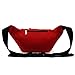 Disney Minnie Mouse Ribbon HipSack Waist Pack Fanny Sling Bag for Man Women Lady Girl Teens (Red)