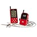 Maverick ET-733 Long Range Wireless Dual Probe BBQ Smoker Meat Thermometer Set - NEWEST VERSION With a Larger Display and added Features (Red)