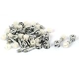 Uxcell a16071200ux0168 Furniture Connecting Fitting Knock Down Furniture Cam LOCK Connecting Fitting Dowel Nut Assembly 20 Sets