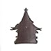 Ivy Home Outdoor Tree Hanging Fairy House with Solar Light,Green
