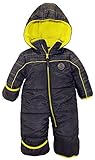 iXtreme Baby Boys Plaid Expedition Puffer Winter Snowsuit Pram, Grey, 24 Months
