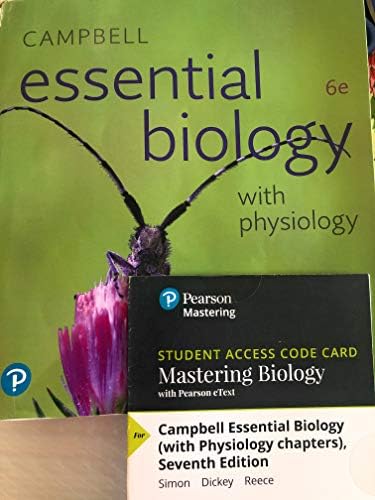 Amazon.com: Campbell Essential Biology: 9780134765037: Simon, Eric
