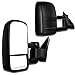 SCITOO Towing Mirrors fit 2007-2014 for Chevy Silverado for GMC Sierra 1500/2500 HD/3500 Tahoe Yukon 2008-2013 for Avalanche 1500 for Suburban 1500/2500 Power Heated Tow Mirror