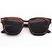 Menton Ezil Retro Fashion Horn Rimmed Metal Bridge Wayfarer Sunglasses Shades