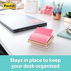 Post-it Pop-up Note Dispenser, Rose Gold, 3 x 3