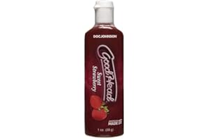 Doc Johnson Good Head Oral Delight Gel, Sweet Strawberry/White, 1 Ounce