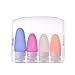 Travel Bottles Silicone Containers Set, Vbestlife Leak Proof Travel Accessories, Refillable Squeezable and Easy to carry Set of 4