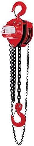 Coffing LHH Series Stamped Steel Hand Chain Hoist with Hook Mounted, 1000 lbs Capacity, 15' Lift Height by Coffing
