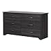 South Shore Fusion 6-Drawer Double Dresser, Gray Oak