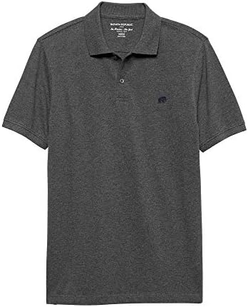 Banana Republic Factory Men's Classic Fit Polo Shirt Elephant Logo Short Sleeve