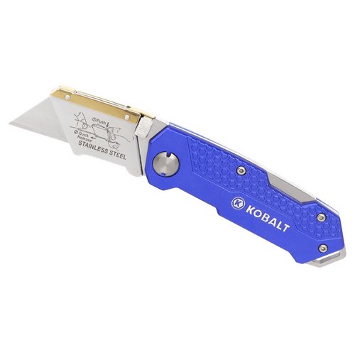 Kobalt quick-change folding lock-back knife