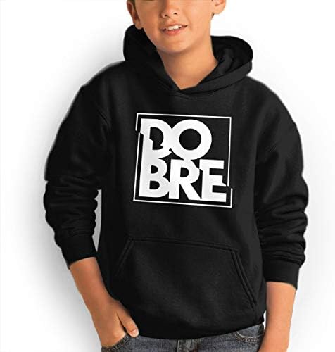 Rolvsx Youth Hoodie Dobre Logo 100% Cotton Casual Long Sleeve Sweatshirt Pullover with Pockets for Boys and Girls