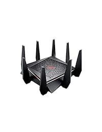 ASUS ROG Rapture GT AC5300 Enrutador WiFi para videojuegos, de tres bandas 4x4 AC5300 con 8 puertos, router gigabit