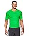 Under Armour Men's UA HeatGear Armour Printed Short Sleeve Compression Shirt Large GREEN ENERGY