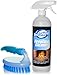 InstaNew Fireplace Cleaner Bundle with Brush, 16 Ounce; Heavy Duty; Cleans Any Wood or Gas Fireplace; Brick, Stone, Hearth; Removes Creosote, Soot, Grease, Ash and More
