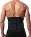 GainKee Latex Men Waist Trainer Corsets With Steel Bone Sweat Sauna Suit For Fitness (Small)