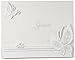 Fashioncraft Butterfly Design Wedding Guest Book