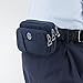 Essential Phone Belt Clip Waist Hip Pack Travel Messager Purse Crossbody Bag 3 Way Universal Water Resistant(Horizontal-Black)