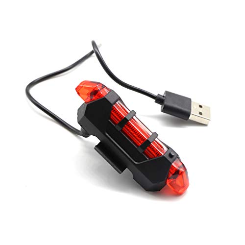 The perseids Bike Light USB Rechargeable, Mountain Road Bicycle LED Front and Tail Light, Waterproof, Easy to Mount, Cycling Flashing Safety Warning Lamp for Outdoor Rider