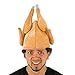 Christmas Turkey Hat，Coxeer Plush Hat Novelty Turkey Hat for Adults Women Men Christmas Gift Funny Party Decor
