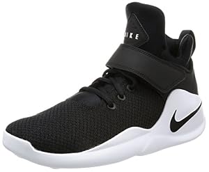 Image of NIKE Men's Kwazi Basketball Shoe, Black/Black/White, 9.5 D(M) US