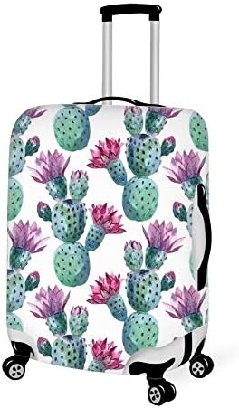 Luggage Cover cactus floral Protective Cover Protector with Zipper Closure Anti-Scratch Dustproof, 18/20/22/24/26/28 Inch