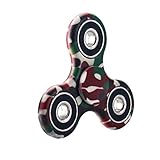 AICase Fidget Spinner, Anti-Anxiety 360 Spinner [3D Figit] Helps EDC Focus Toy for Kids & Adults - Best Stress Reducer Relieves ADHD Anxiety and Boredom Ceramic Cube Bearing (Camouflage, 5 Pack)