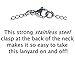Unique Personilized Charm Stainless Steel Strong Women's Lanyard, ID Badge Card Holder Teacher Nurse Cruise Keys Phone (Be Stronger Than the Storm)