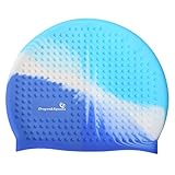 Swim Cap for Women and Men - Adult,Girls and Boys Soft Silicone Short,Long hair Swimming Caps,Hat - Anti-slip,Waterproof - Avoid Sharp Object.