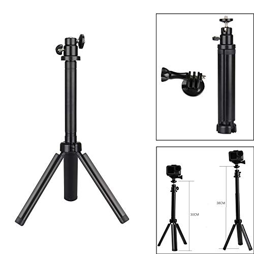 Telescoping Selfie Stick with Tripod Stand Compatible with DJI OSMO Action Self-Timer 360 Degree Rotation Camera Anti-Skid Anti-Skid Adapter