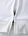 OHOO Mens Slim Fit Sleeveless Lightweight Zip-up Hooded Vest with Double Slide Zipper/DCF011-WHITE-XL