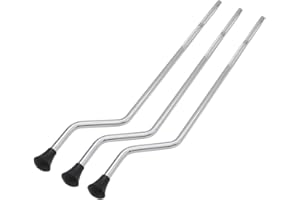 FAVOMOTO 3pcs Drum Stands Replacement Anti-Skid Drum Feet Drum Leg Replacement Drum Accessory Drum Support Leg Drum Accessories Drum Legs for Repair Drum Support Feet Drum Kit Pack Metal