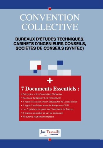 Convention collective, bureaux d'études techniques, cabinets d'ingénieurs conseils, sociétés de conseils (Syntec)
